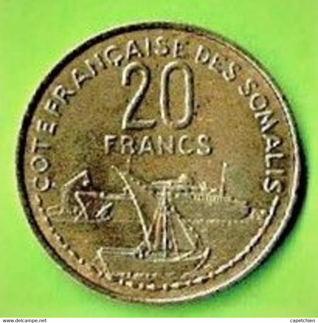 COTE FRANCAISE DES SOMALIS / 20 FRANCS / 1952 - Djibouti