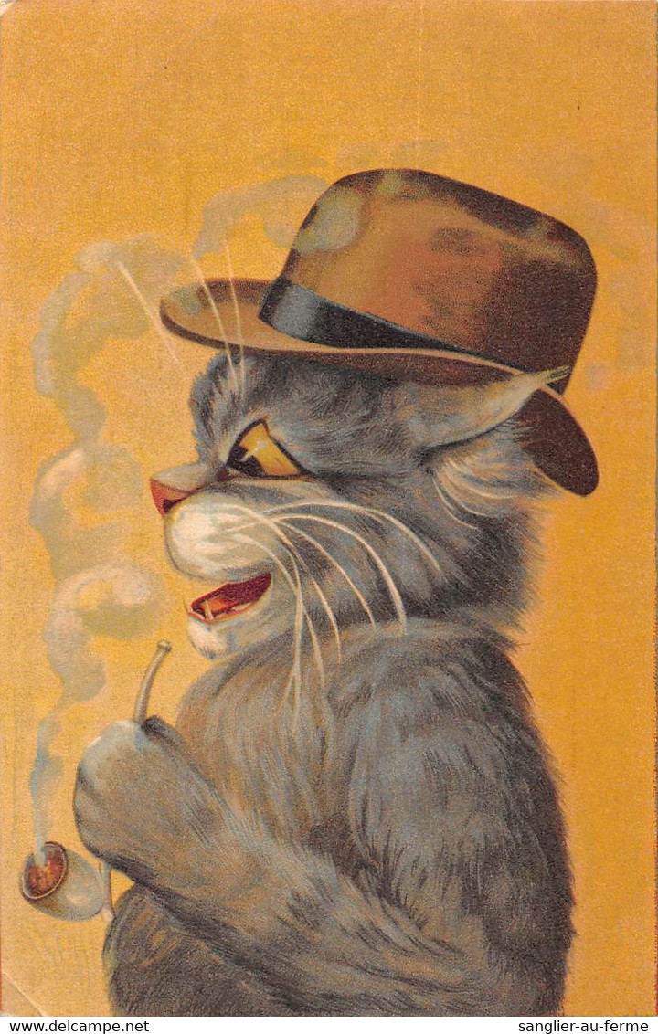 CPA ILLUSTRATEUR REPRESENTANT UN CHAT DANS LE GOUT D'ARTUR THIELE N°1 - Thiele, Arthur