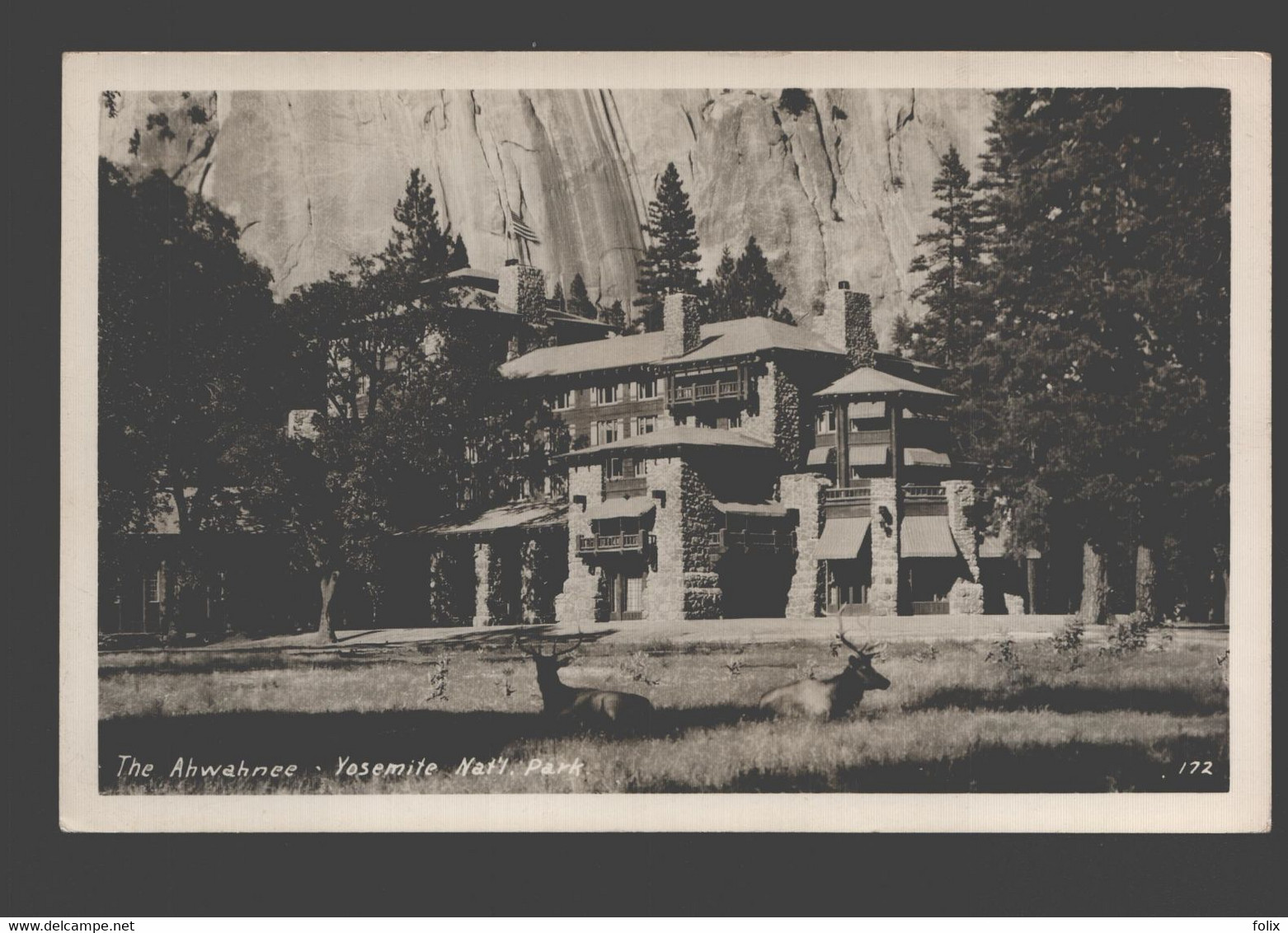 Yosemite National Park - The Ahwahnee - Photo Card - Yosemite