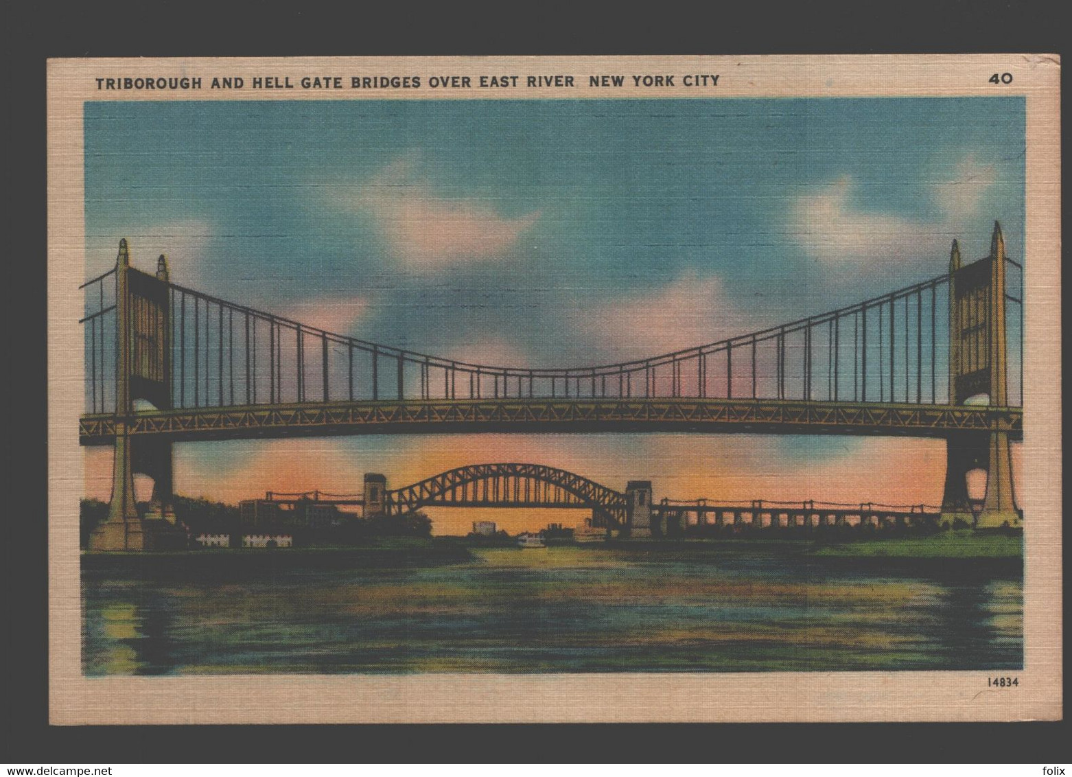 New York City - Triborough And Hell-Gate Bridges Over East River - Brücken Und Tunnel