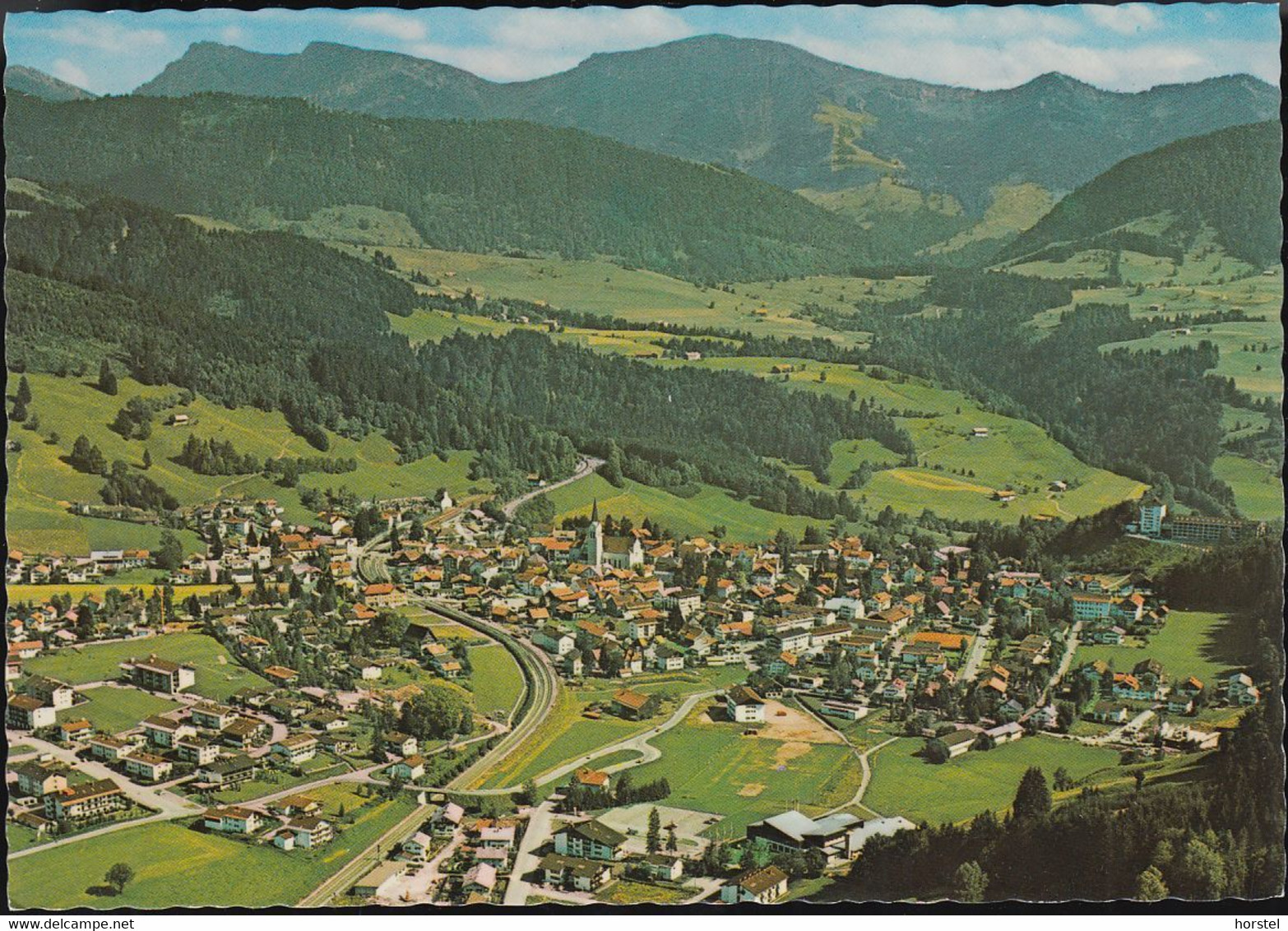 D-87534 Oberstaufen - Allgäu - Luftbild - Aerial View - Oberstaufen