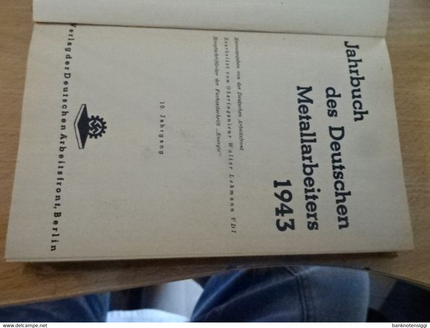 Jahrbuch Des Deutschen Metallarbeiters. 1943 - Technique