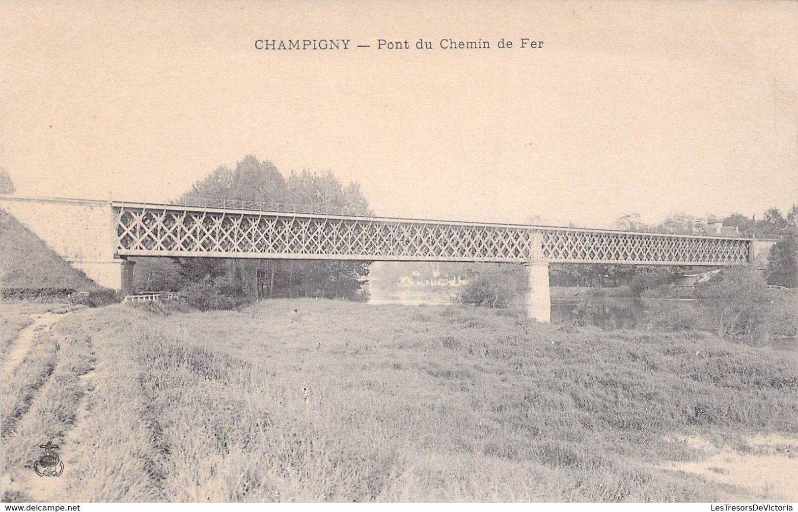CPA - 94 - CHAMPIGNY - Pont Du Chemin De Fer - Dos Non Divisé - Champigny Sur Marne