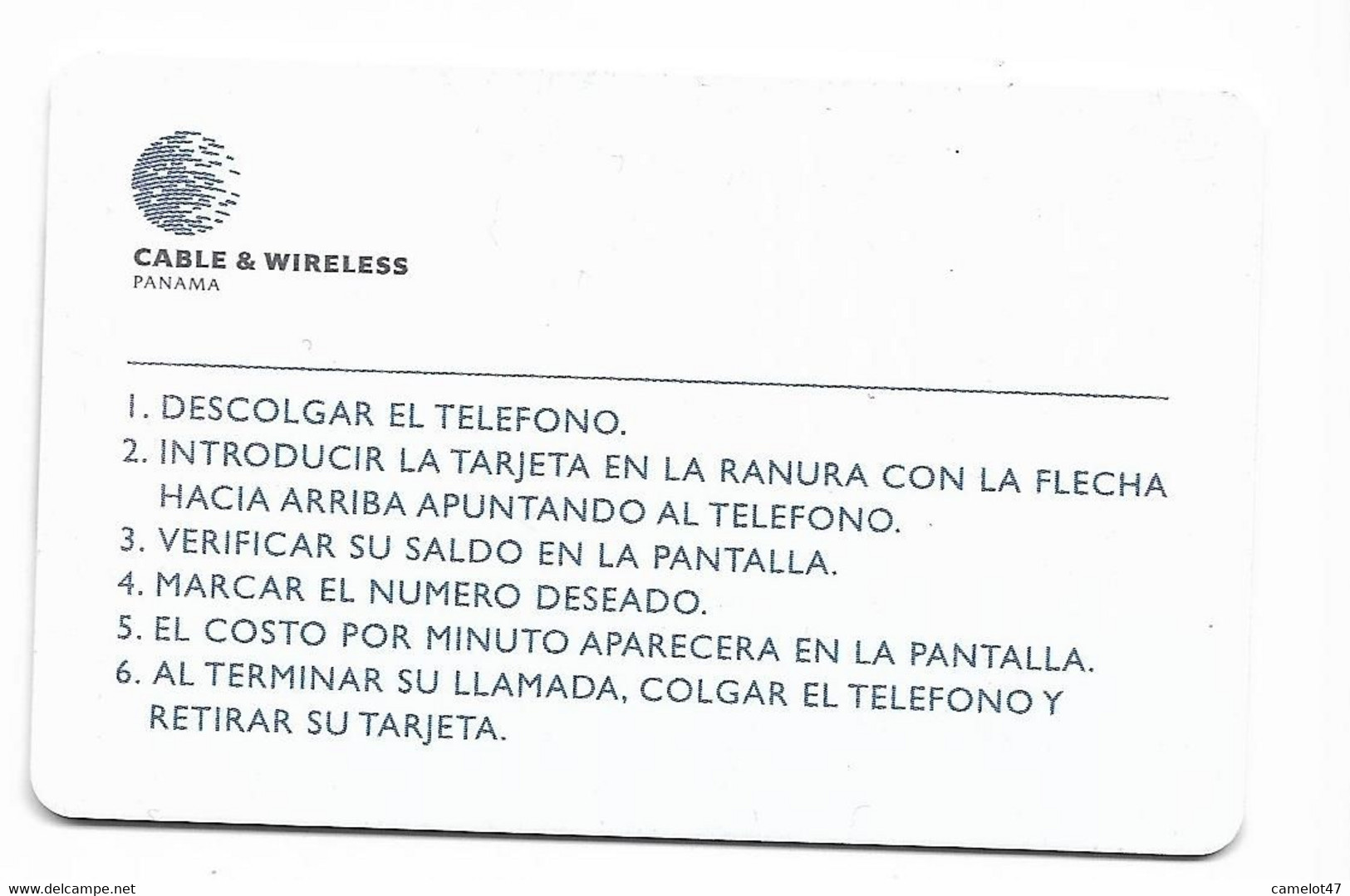 Panamá, Cable & Wireless Chip Phonecard, PRINTING PROOF, NO CHIP, NO SERIAL NUMBER, # Panaman-38pp - Panama