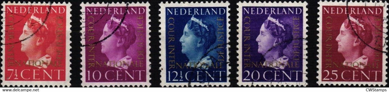Nederland 1947  NVPH D21/24  Court De Justice + Pl Rest  St Rest  Reste De Charniere - Dienstmarken