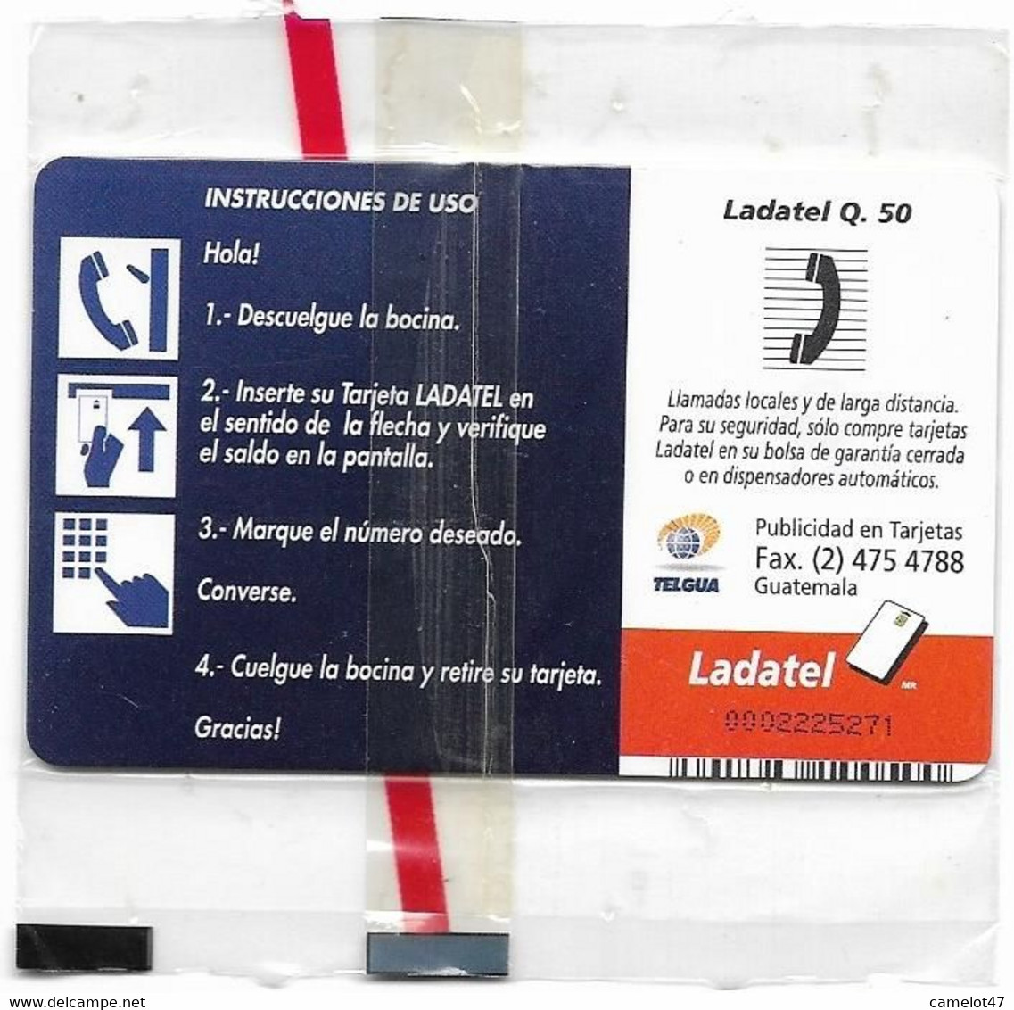 Guatemala, Ladatel, Chip Phonecard, Mint, Sealed Condition No Value,  # Guatemalan-12 - Guatemala