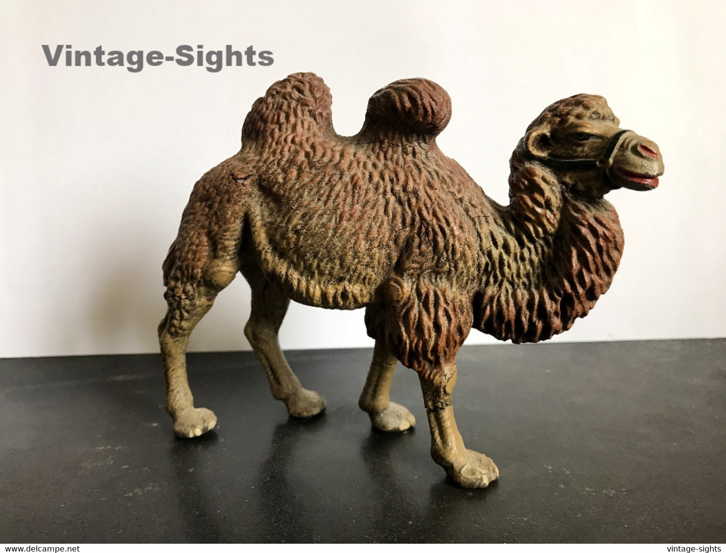 Bactrian Camel (Vintage German LINEOL Figure ~1930s) - Andere & Zonder Classificatie