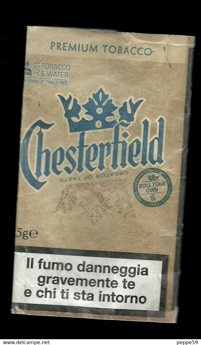 Busta Di Tabacco (Vuota) - Chesterfield Da 25g  N.02 - Etiquetas