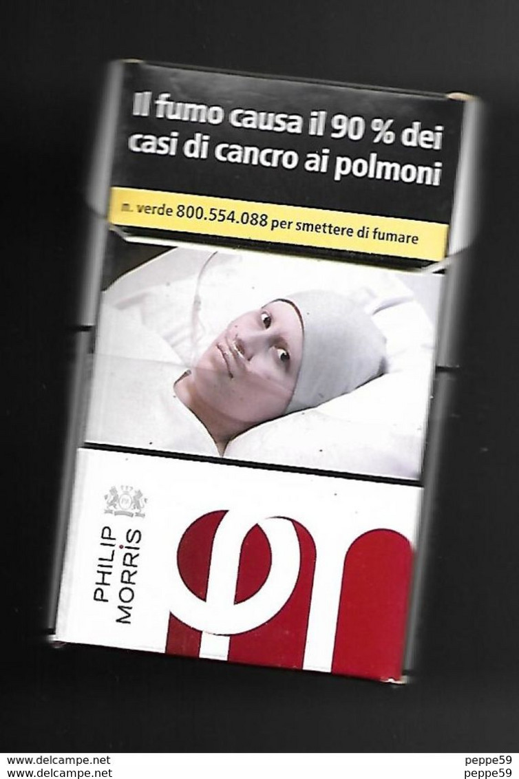 Tabacco Pacchetto Di Sigarette Italia - Philip Morris 2017 Da 20 Pezzi N.2 - Vuoto - Etuis à Cigarettes Vides