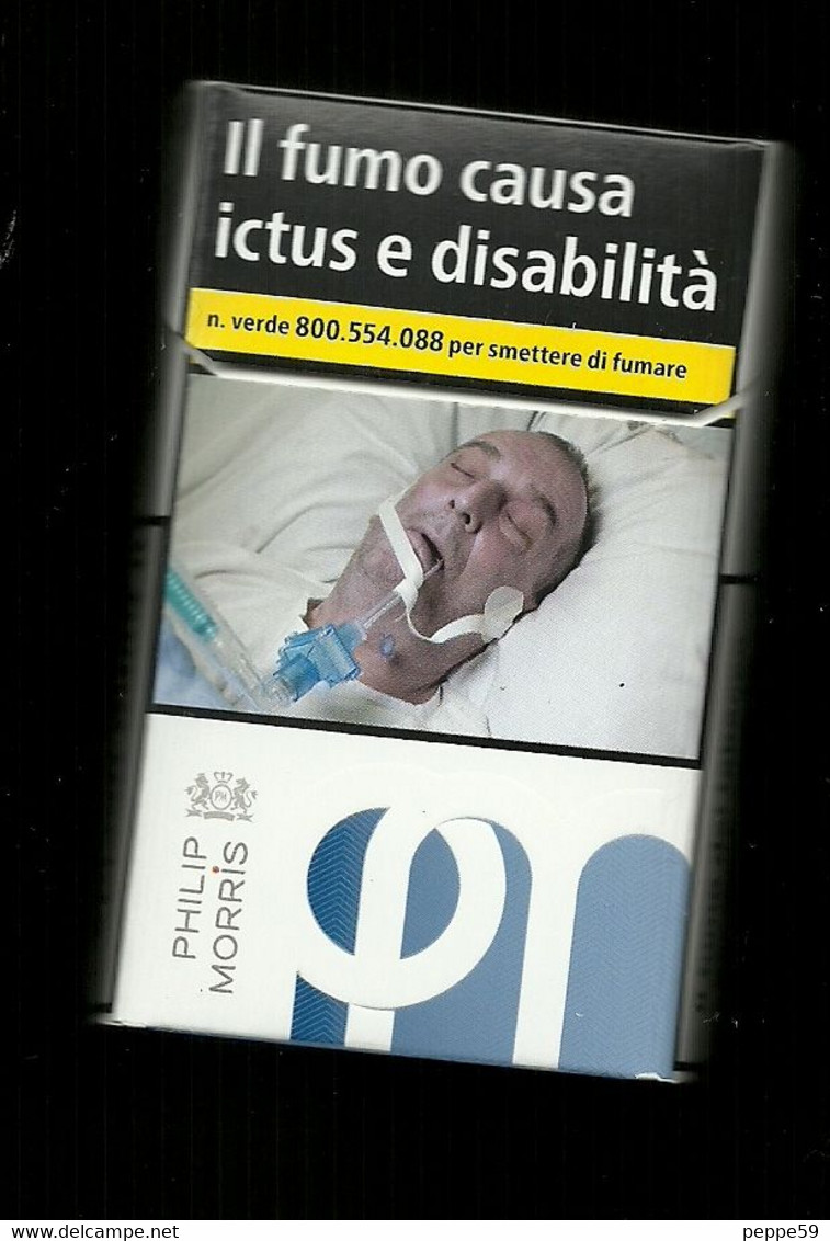 Tabacco Pacchetto Di Sigarette Italia - Philip Morris 2017 Da 20 Pezzi N.1 - Vuoto - Etuis à Cigarettes Vides