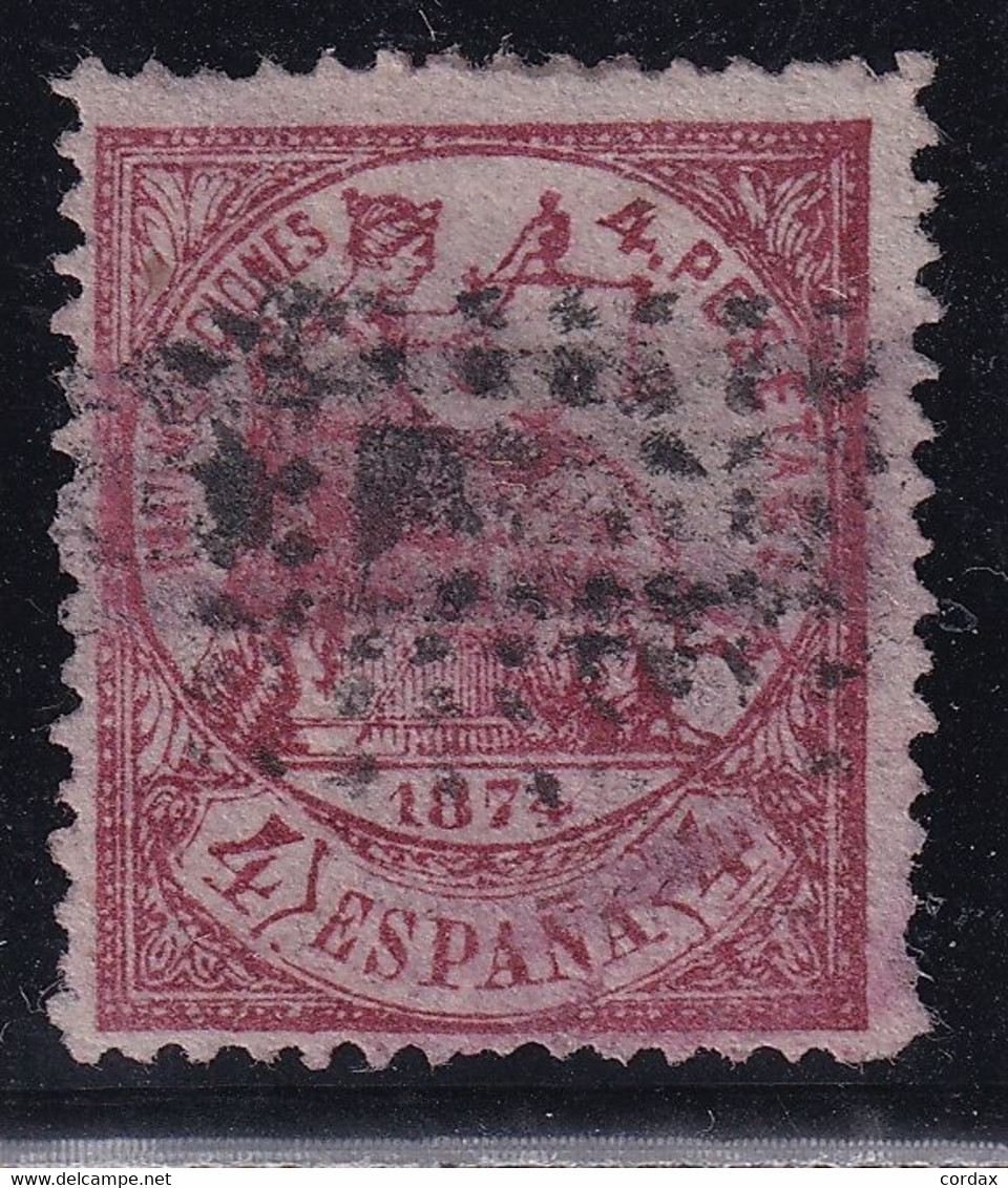 1874 ALEGORÍA JUSTICIA 4 PTS USADO. AUTÉNTICO - Used Stamps