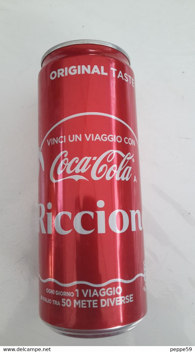 Lattina Italia - Coca Cola - 33 Cl. - Città Riccione 2017 - Vuota - Latas