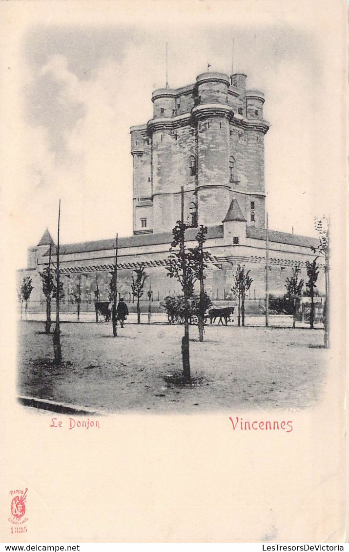 CPA - 94 - VINCENNES - Carte Précurseur - Le Donjon - KF 1335 - Chevaux - Vincennes