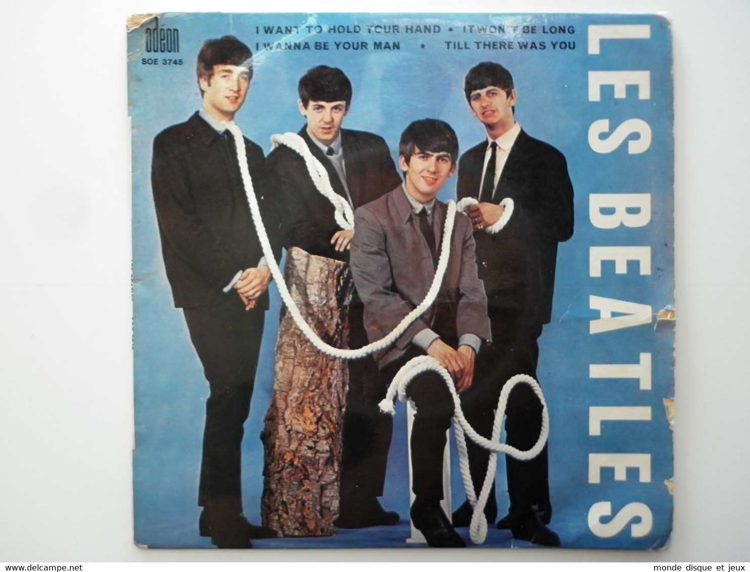 Les Beatles 45Tours EP Vinyle I Want To Hold Your Hand / I Wanna Be Your Man - 45 T - Maxi-Single