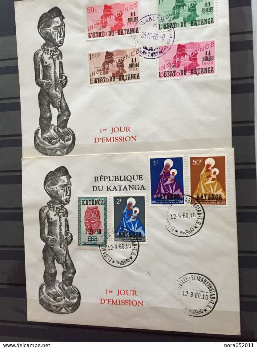 Album de timbres Colonie Belge, Congo etc... Neuf**/* et oblitéré voir détail