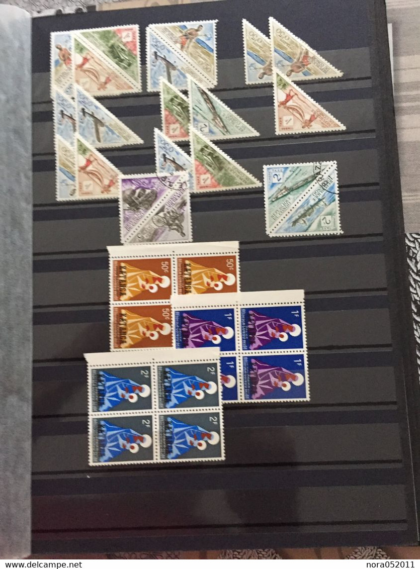 Album de timbres Colonie Belge, Congo etc... Neuf**/* et oblitéré voir détail