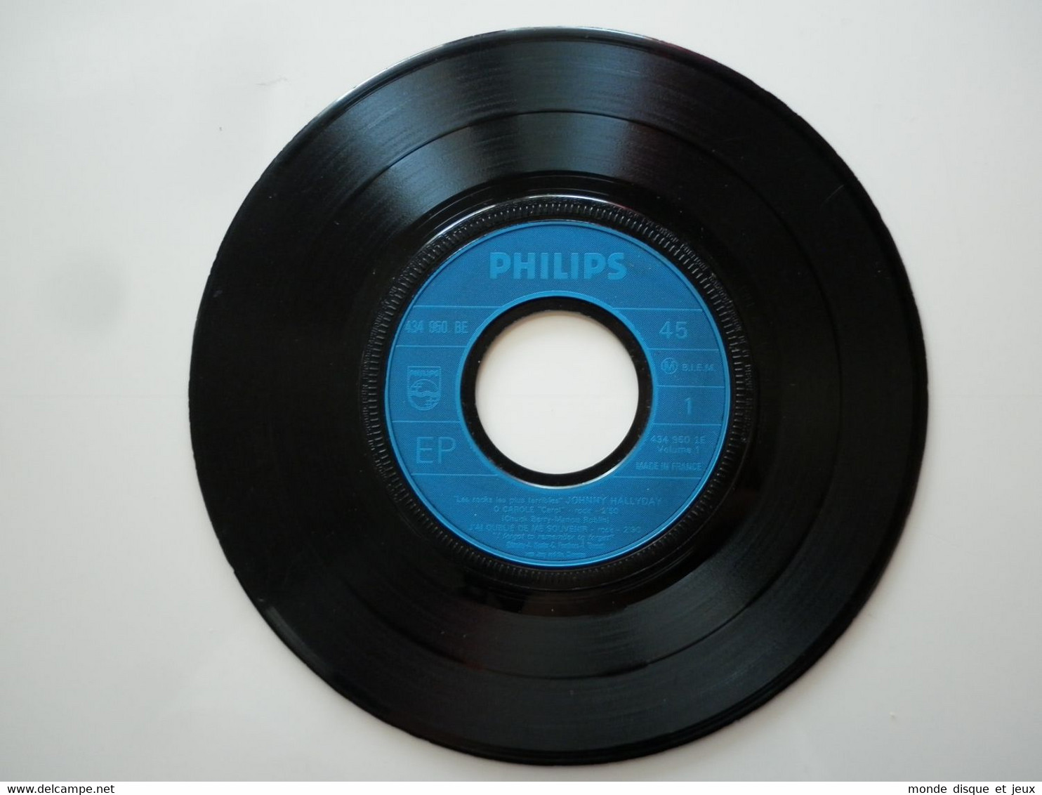 Johnny Hallyday 45Tours EP Vinyle Les Rocks Les Plus Terribles Vol 1 Papier - 45 T - Maxi-Single