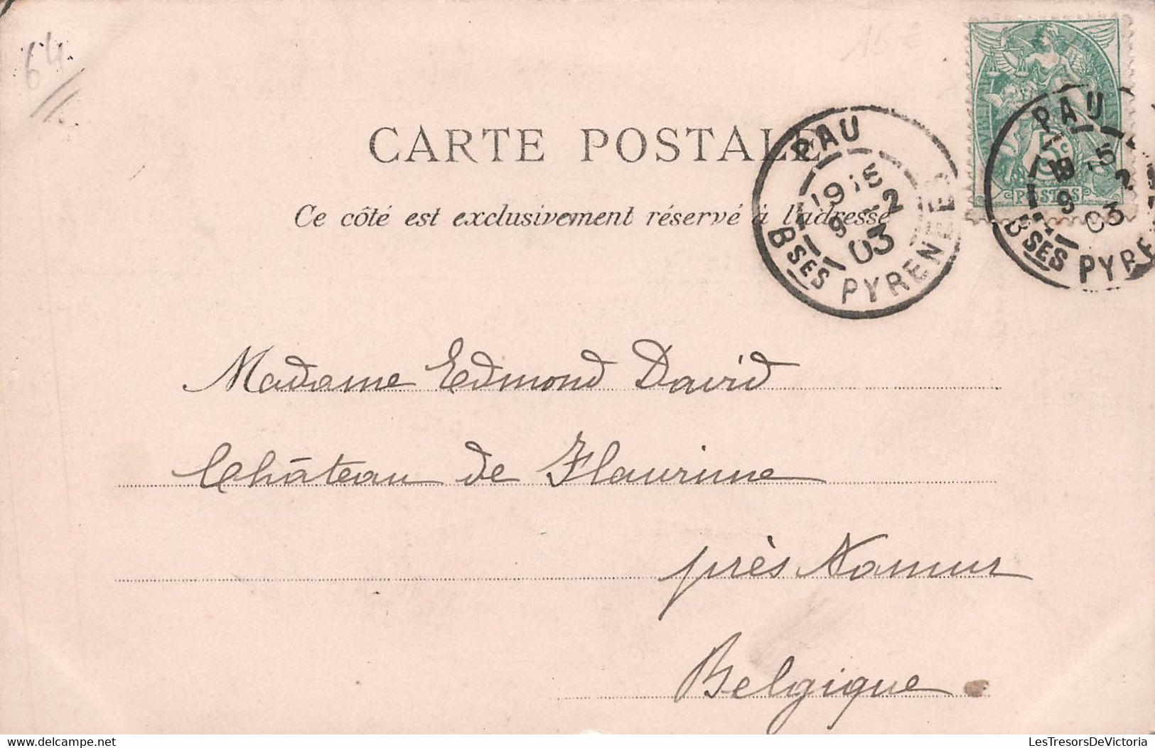 CPA Chasse à Courre -  Pau - Rendez Vous De Chasse - Très Animé - Oblitéré à Pau En 1903 - Chasse
