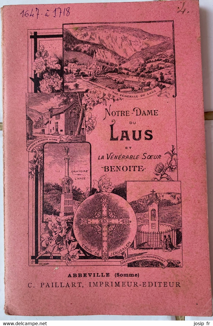 NOTRE-DAME DE LAUS ET LA VÉNÉRABLE SOEUR BENOÎTE- LIVRET VERS 1930 - Alpes - Pays-de-Savoie