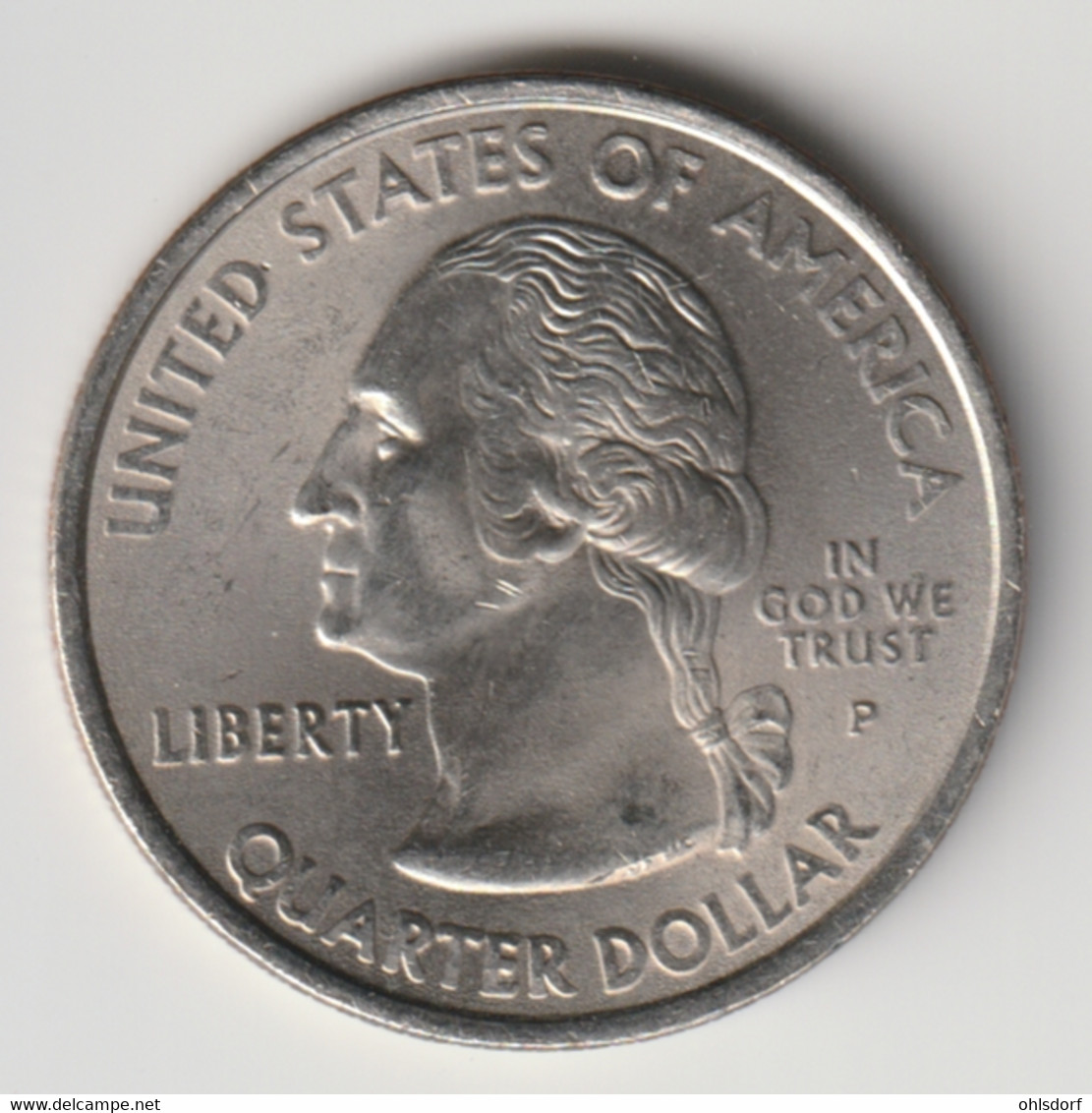 U.S.A. 2000 P: Quarter, Maryland, KM 306 - 1999-2009: State Quarters