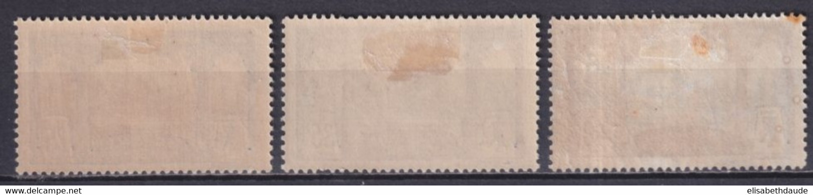 GABON - 1910 - YVERT N° 39+41/42 * MH - COTE = 69 EUR. - - Neufs