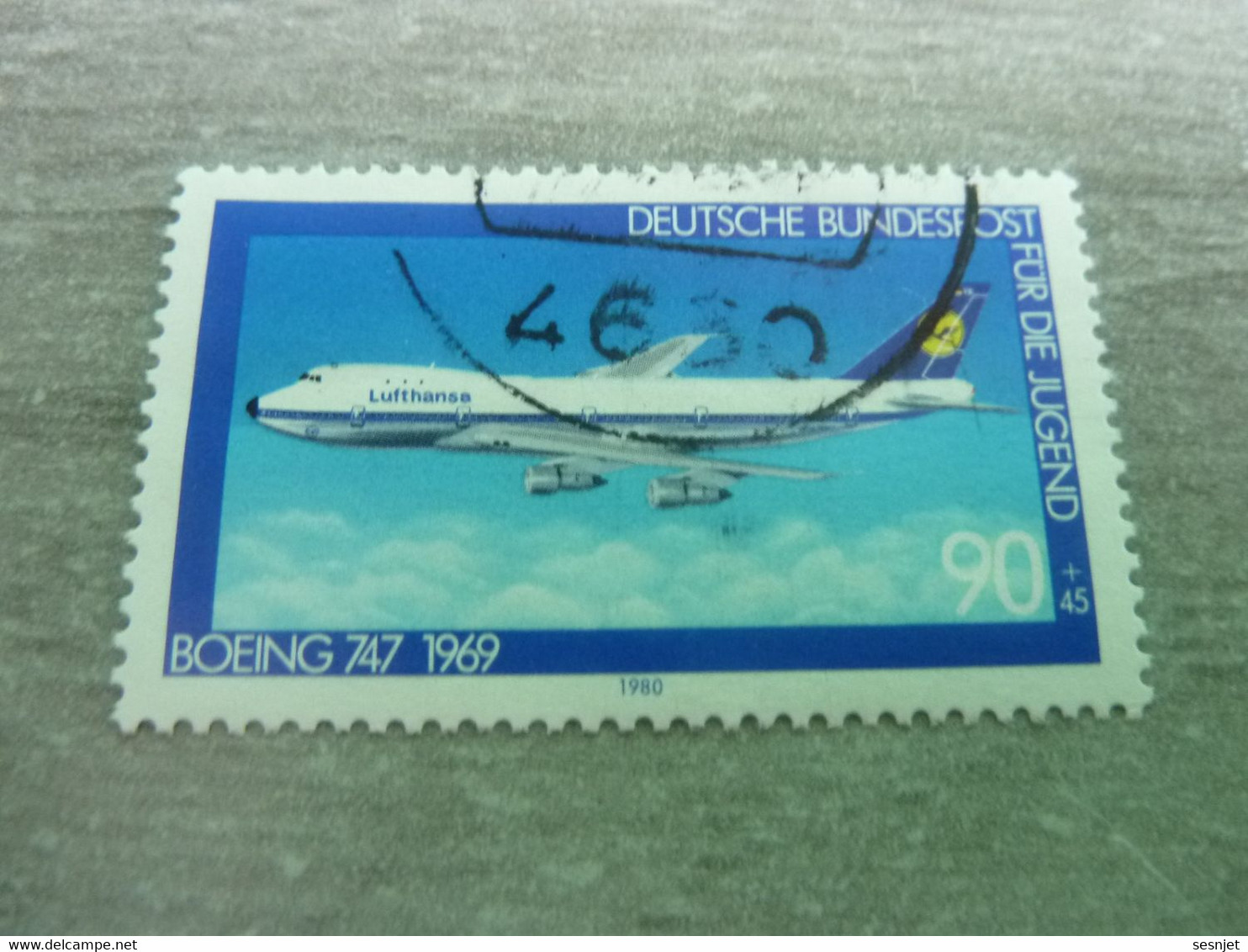 Deutsche Bundespost - Fûr De Jugend - Boeing 747 - 1969 - Val 90+45 - Polychrome - Oblitéré - Année 1980 - - Gebraucht