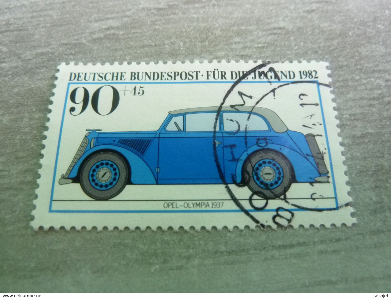 Deutsche Bundespost - Fûr De Jugend - Opel Olympia - 1937 - Val 90+45 - Polychrome - Oblitéré - Année 1982 - - Gebraucht