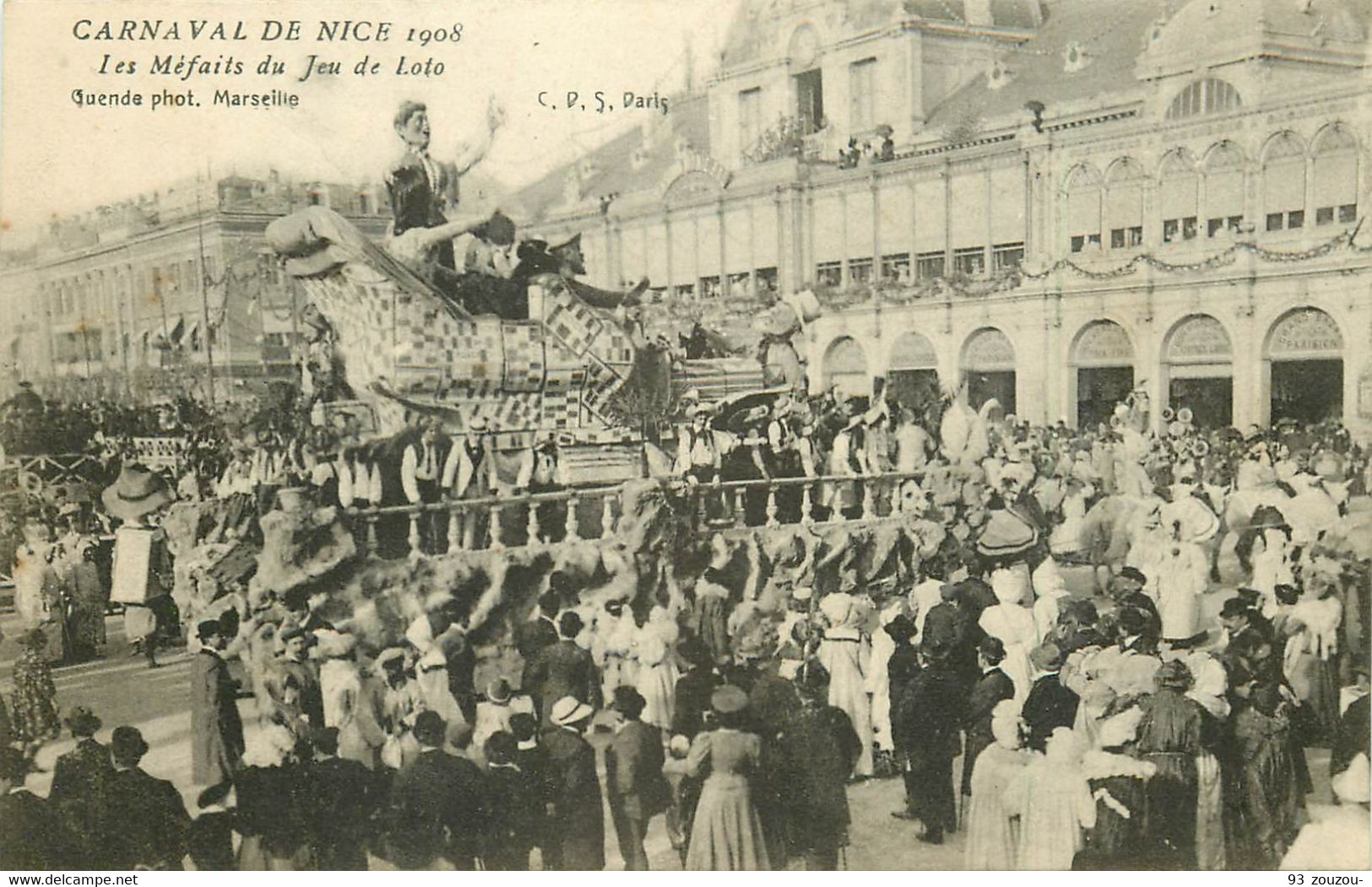 06.Carnaval De Nice Les Méfaits Du Jeu De Loto1908 - Carnaval