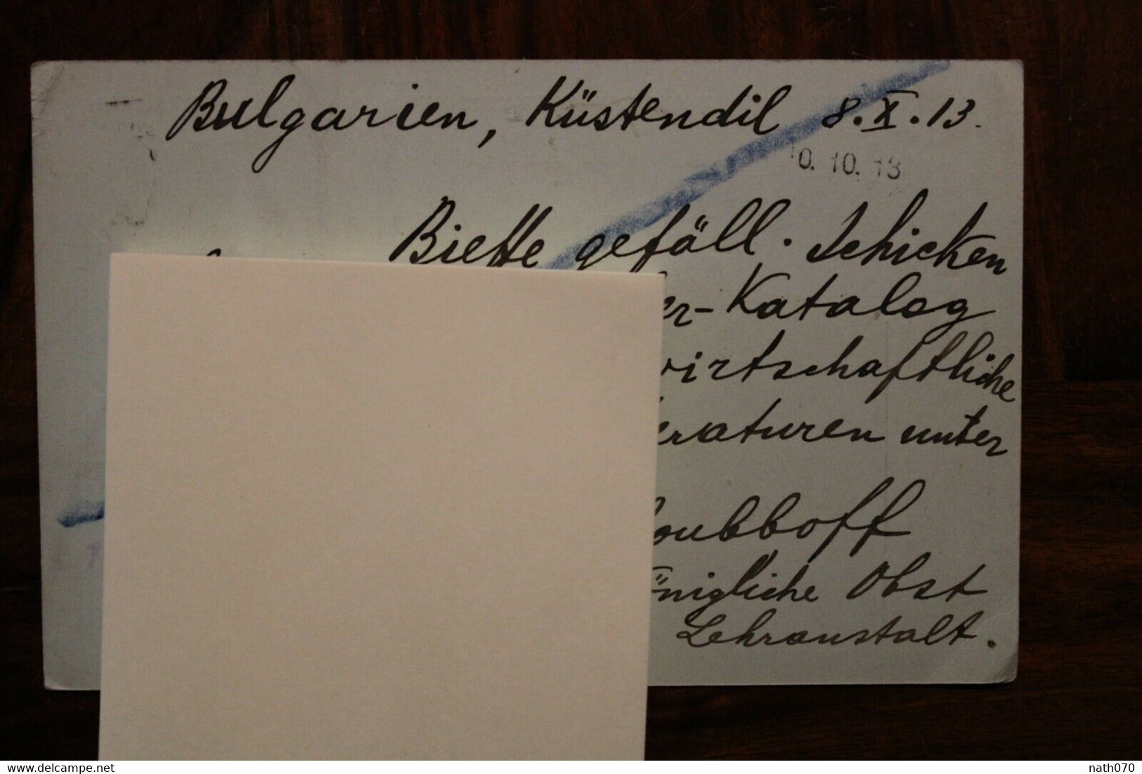 1913 Bulgarien Küstendil Cover Briefe Bulgarie Zensur Censorship Bulgaria - Brieven En Documenten