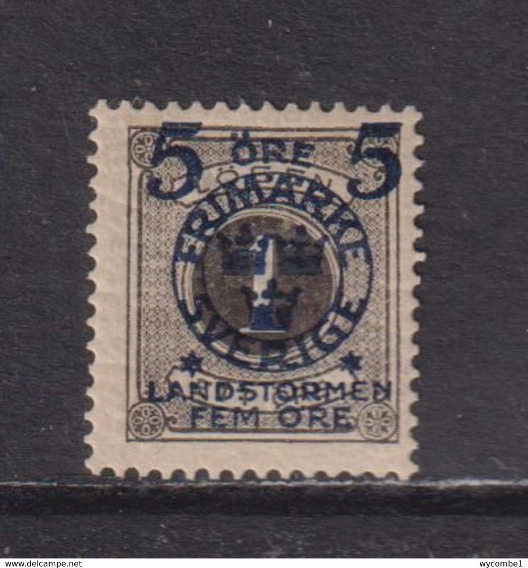 SWEDEN - 1916 Clothing Fund Postage Due Surcharge 5o+5o On 1o Hinged Mint - Ungebraucht