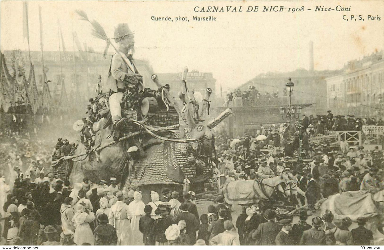 06.Carnaval De Nice 1908 Nice-Coni - Carnival