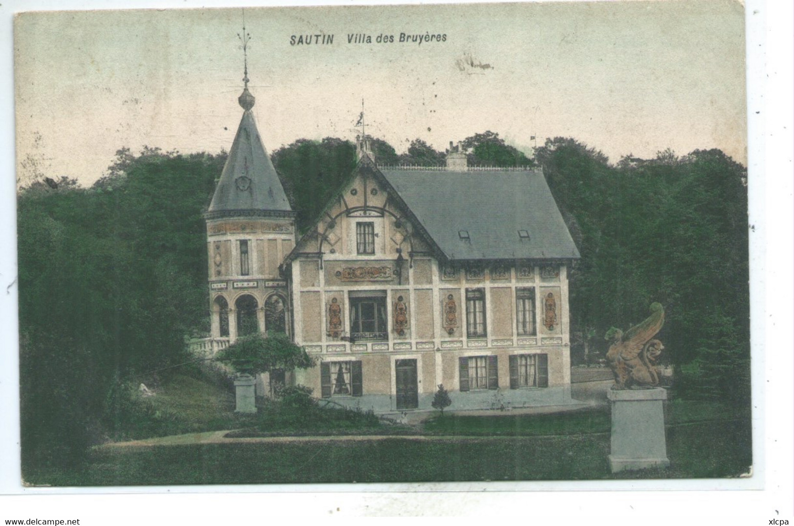 Sautin Villa Des Bruyères ( Carte Colorisée ) - Sivry-Rance