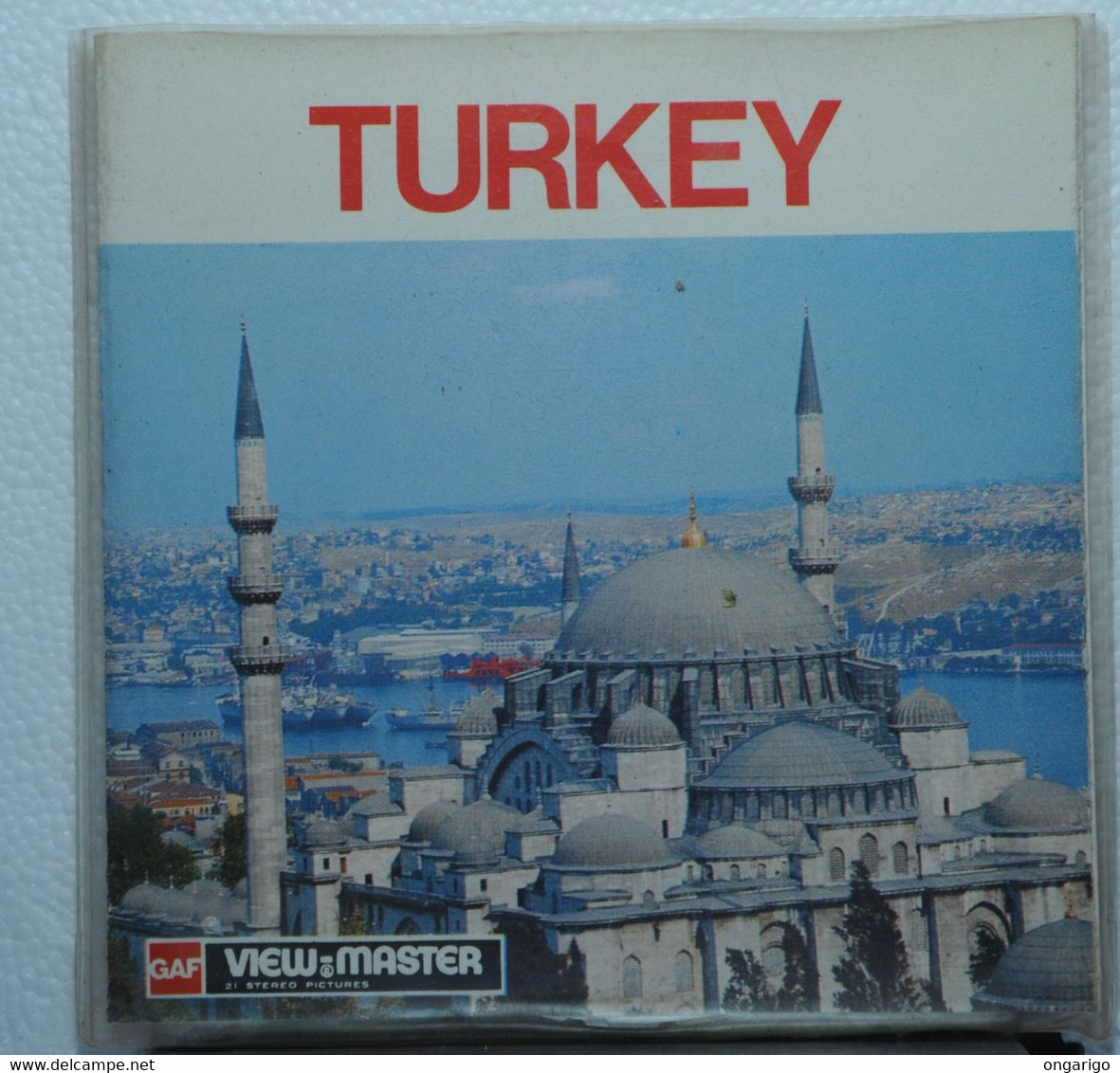 VIEW MASTER  :  C 805  , TURKEY  : POCHETTE DE  3 DISQUES - Visionneuses Stéréoscopiques