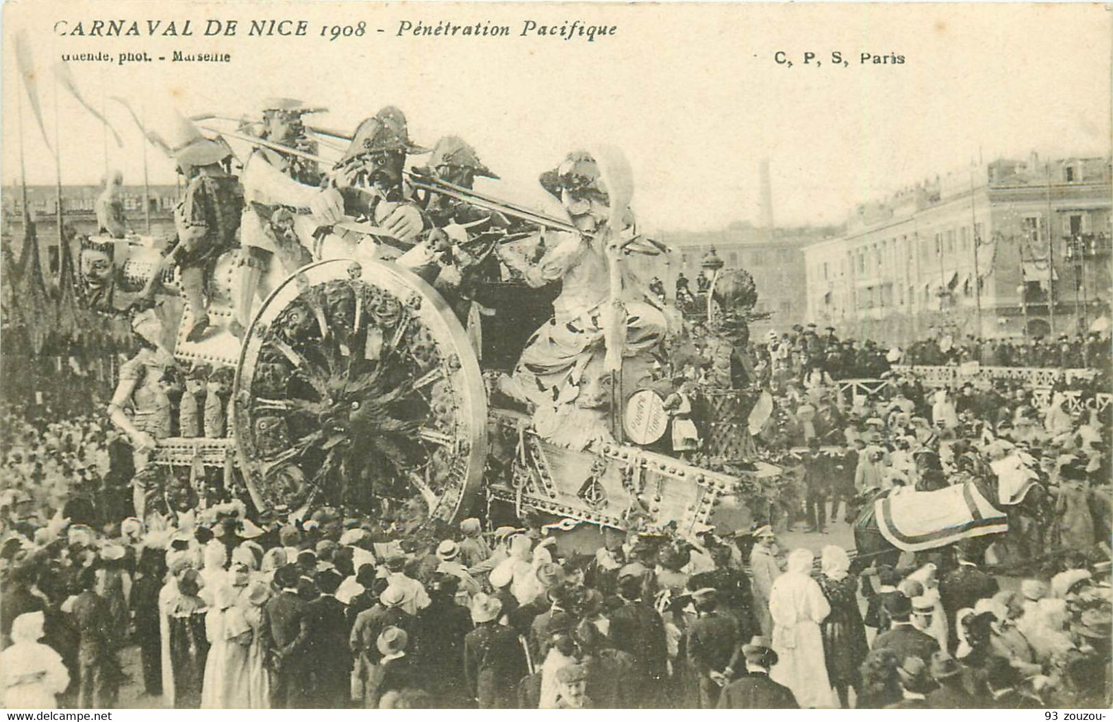 06.Carnaval De Nice 1908 Pénétration Pacifique - Carnaval