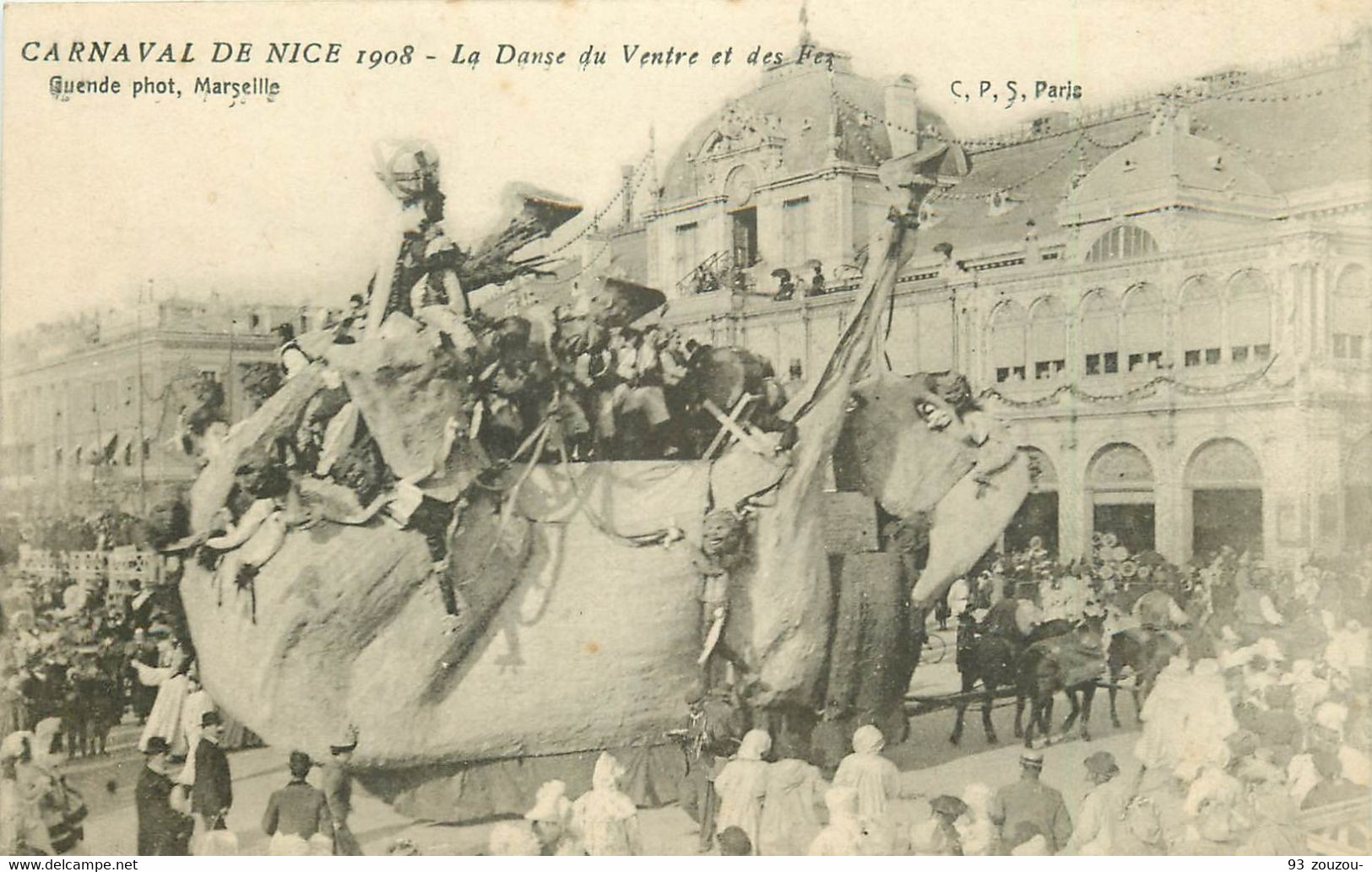 06.Carnaval De Nice 1908 La Danse Du Ventre Et Des Fez - Carnaval