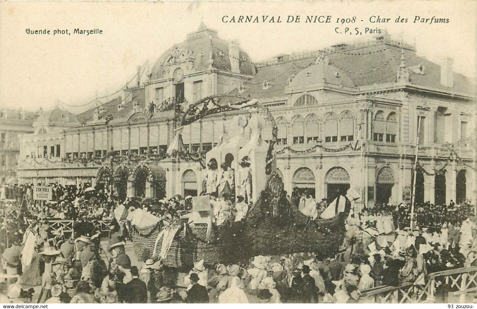 06.Carnaval De Nice 1908 Char Des Parfums - Carnaval