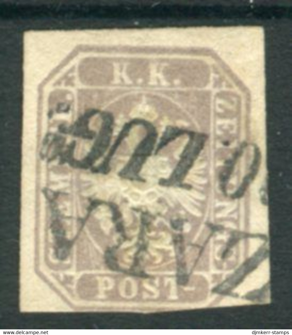 AUSTRIA 1863 Newspaper Stamp Used With Zara Postmark. .  Michel 29 - Giornali