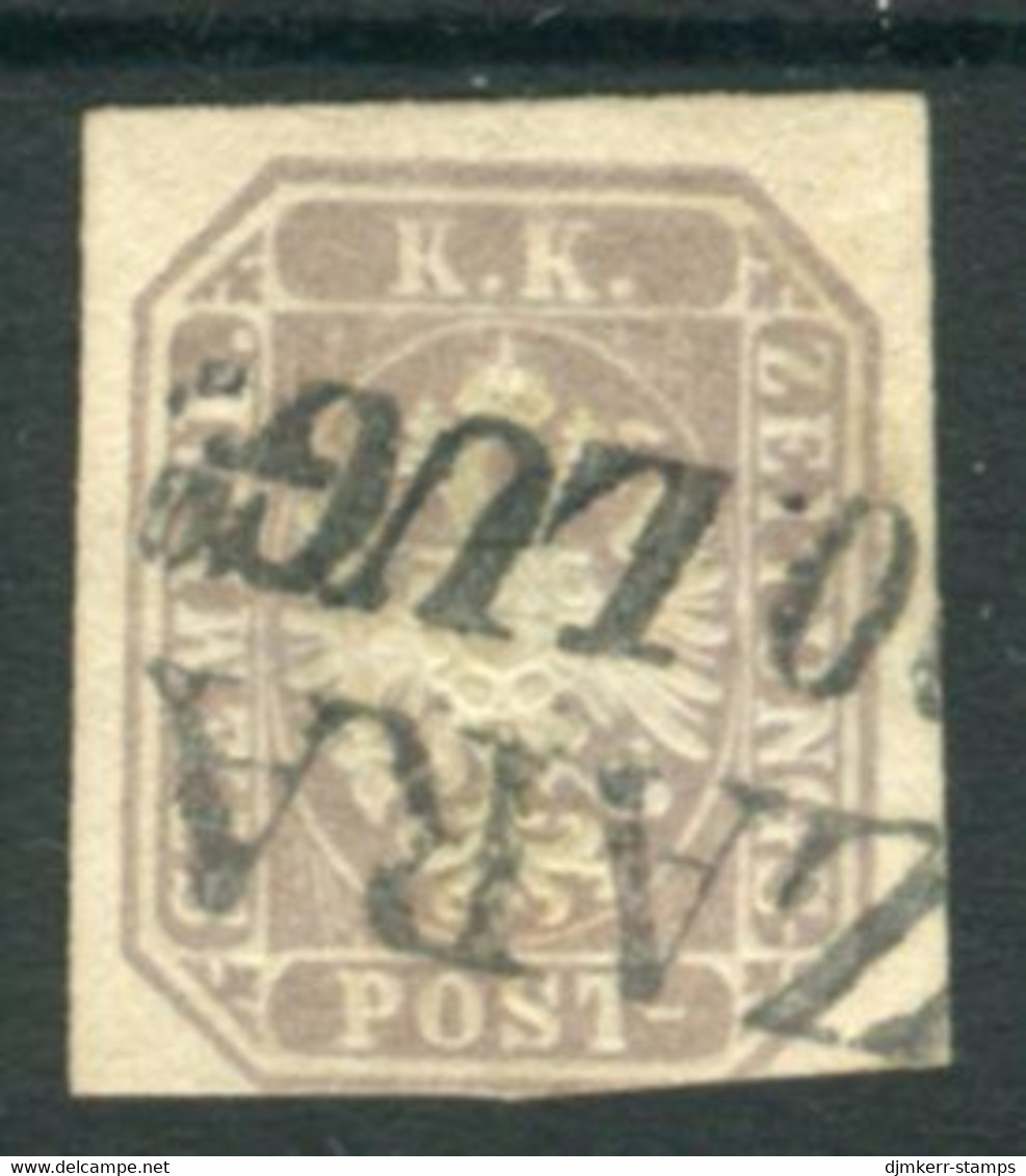 AUSTRIA 1863 Newspaper Stamp Used With Zara Postmark. .  Michel 29 - Dagbladen