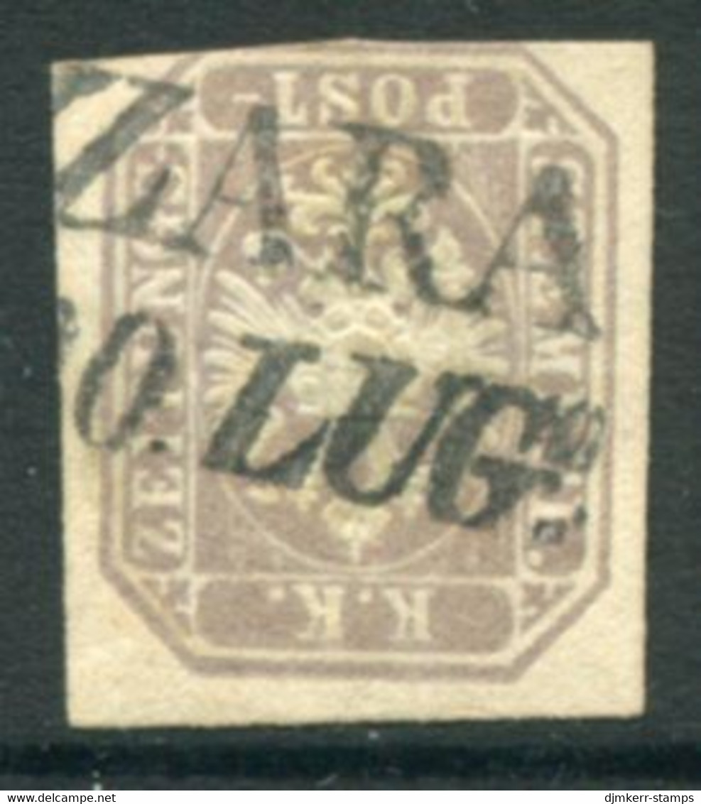 AUSTRIA 1863 Newspaper Stamp Used With Zara Postmark. .  Michel 29 - Giornali