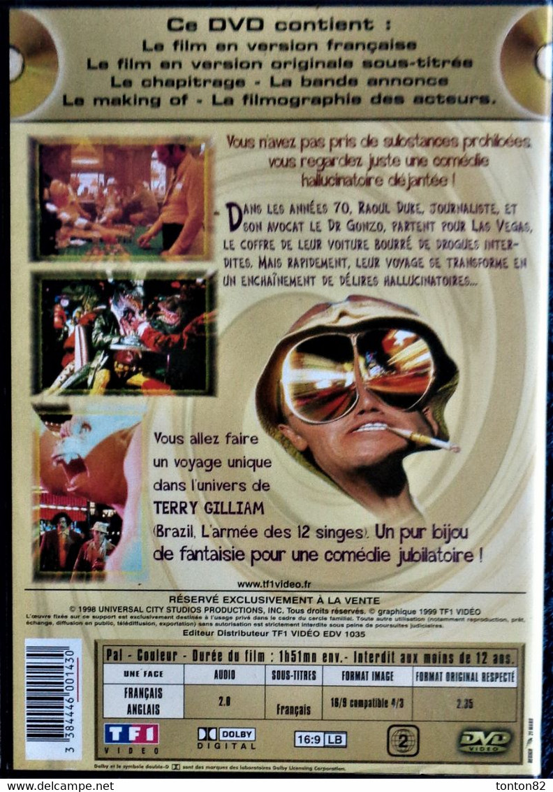 Las Vegas Parano - Johnny Depp - Benicio Del Toro - Film De Terry Gilliam . - Komedie