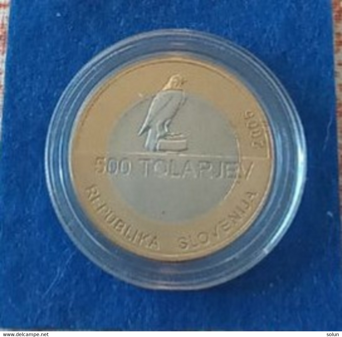 500 TOLAR TOLARJEV TOLARS 2005 PROOF 100 Let Slovenske Sokolske Zveze Polir - Slovenia