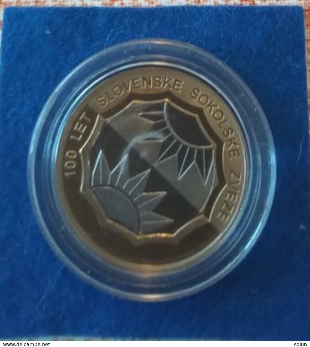 500 TOLAR TOLARJEV TOLARS 2005 PROOF 100 Let Slovenske Sokolske Zveze Polir - Slowenien