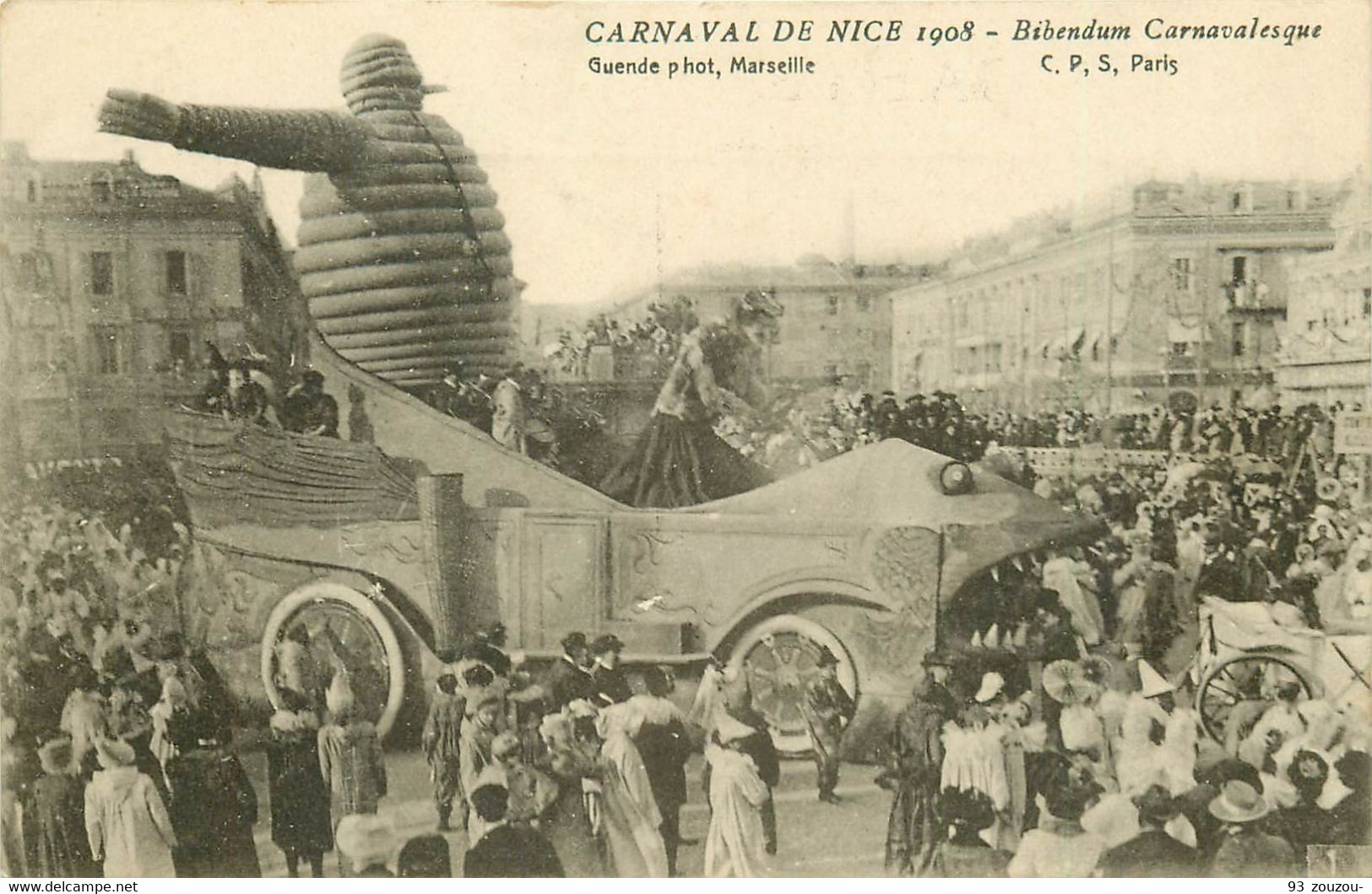 06.Carnaval De Nice 1908 Bibendum Carnavalesque - Carnaval