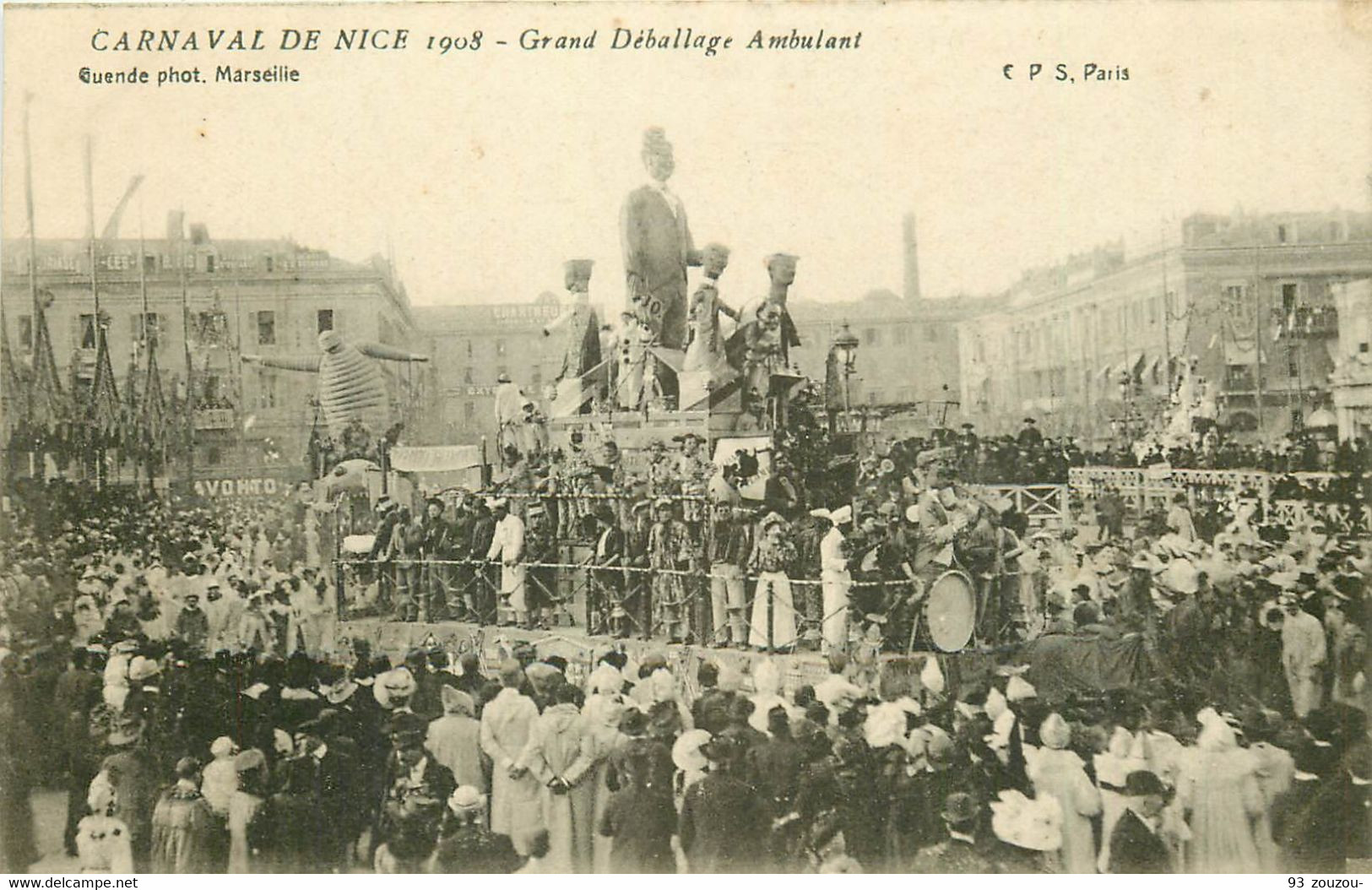 06.Carnaval De Nice 1908 Grand Déballage Ambulant - Carnaval