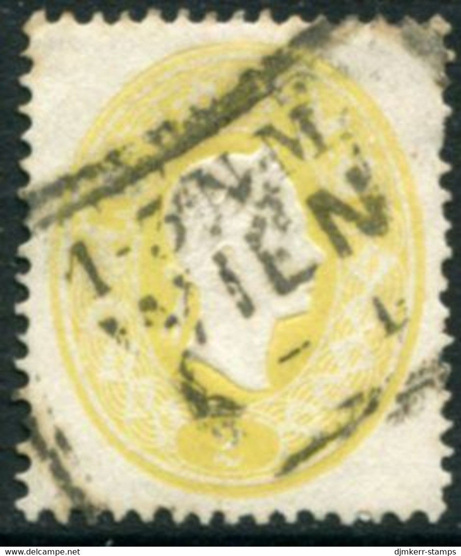 AUSTRIA 1860 Franz Joseph In Oval 2 Kr. Used.  Michel 19 - Usati