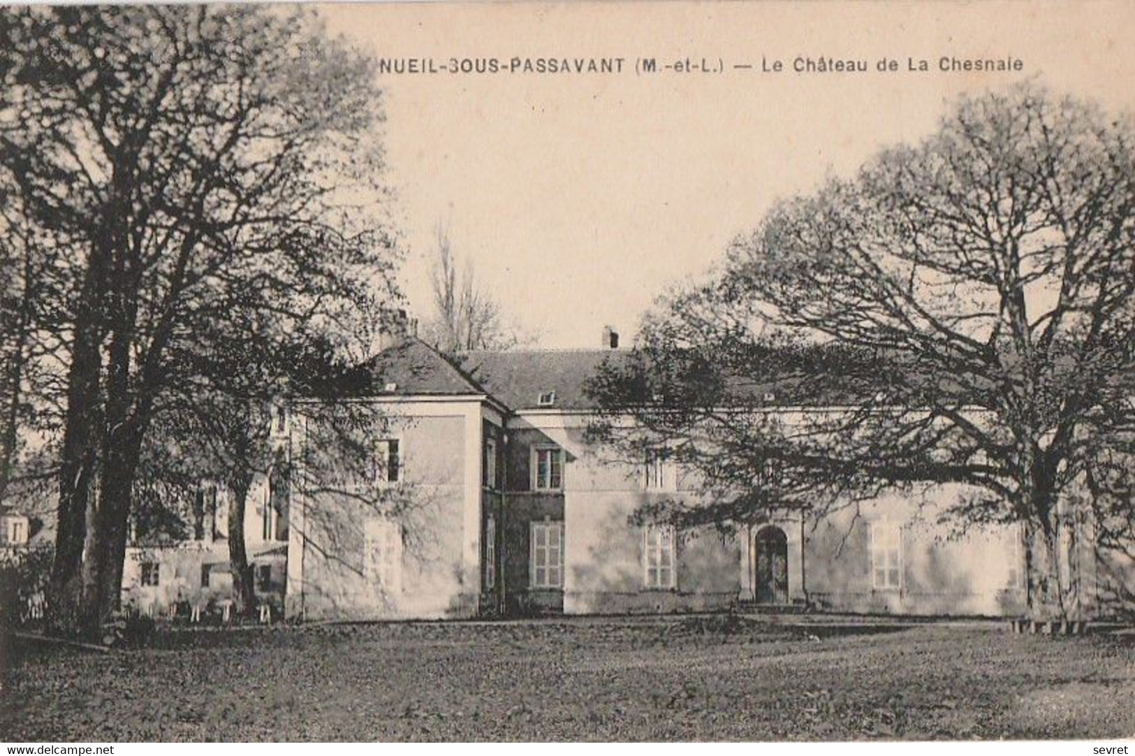 NUEIL-SOUS-PASSAVANT. - Château De La  Chesnaie - Otros & Sin Clasificación