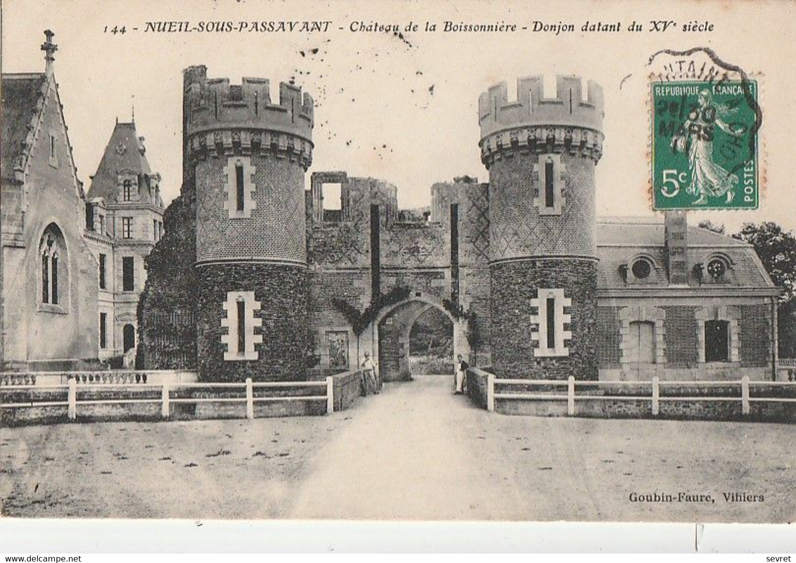 NUEIL-SOUS-PASSAVANT. - Château De La Boissonnière - Donjon Datant Du XVè Siècle - Altri & Non Classificati