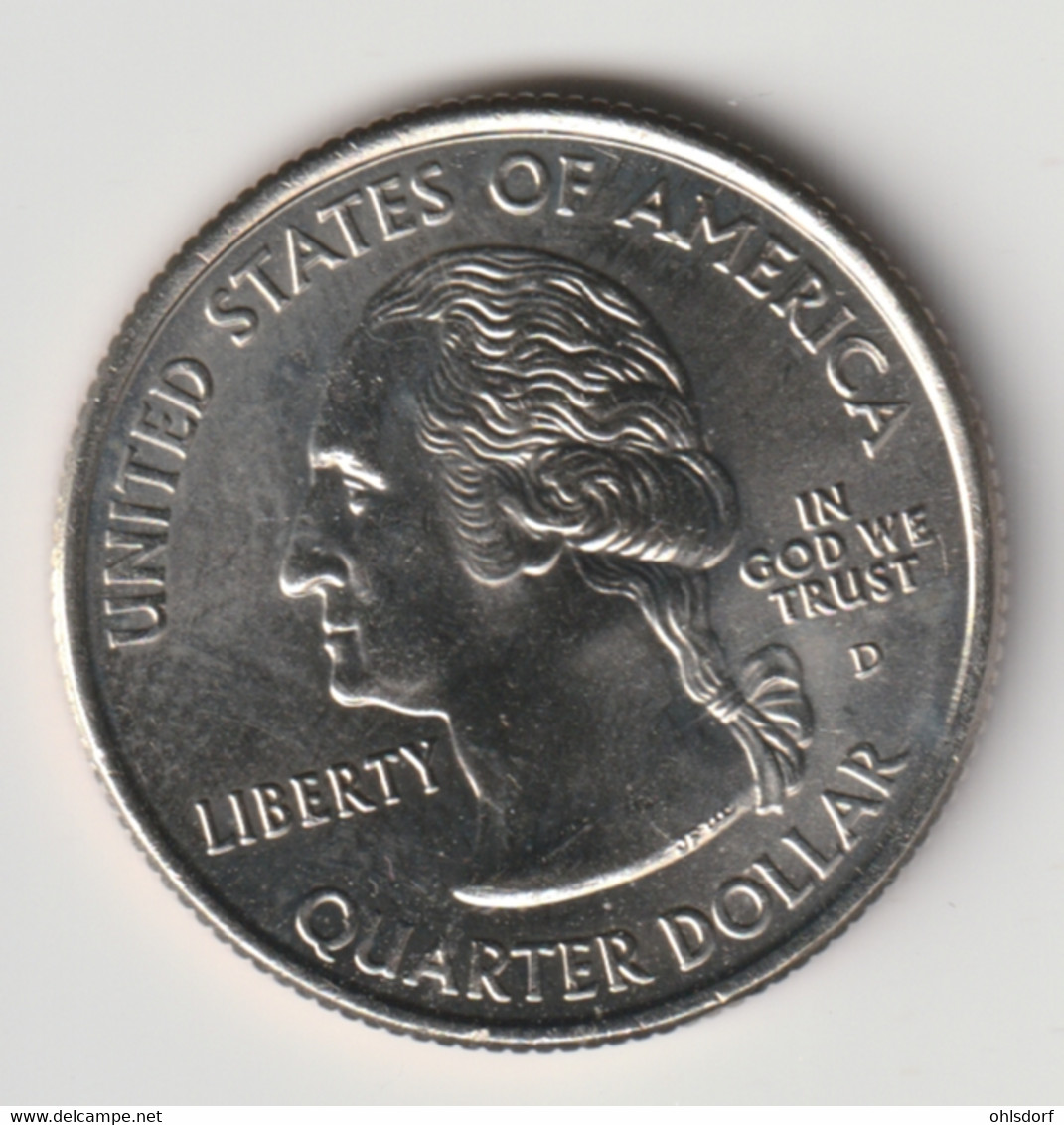 U.S.A. 2003 D: Quarter, Missouri, KM 346 - 1999-2009: State Quarters