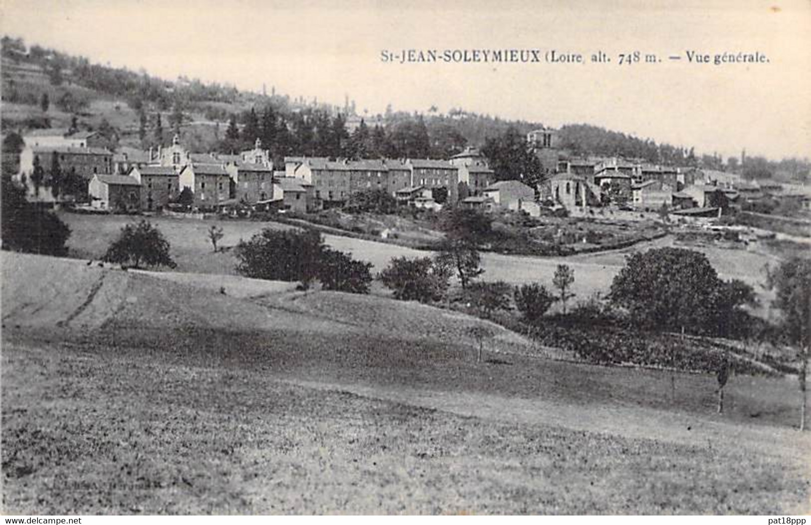 42 - ST JEAN SOLEYMIEUX :  Vue Générale - CPA - Loire - Saint Jean Soleymieux