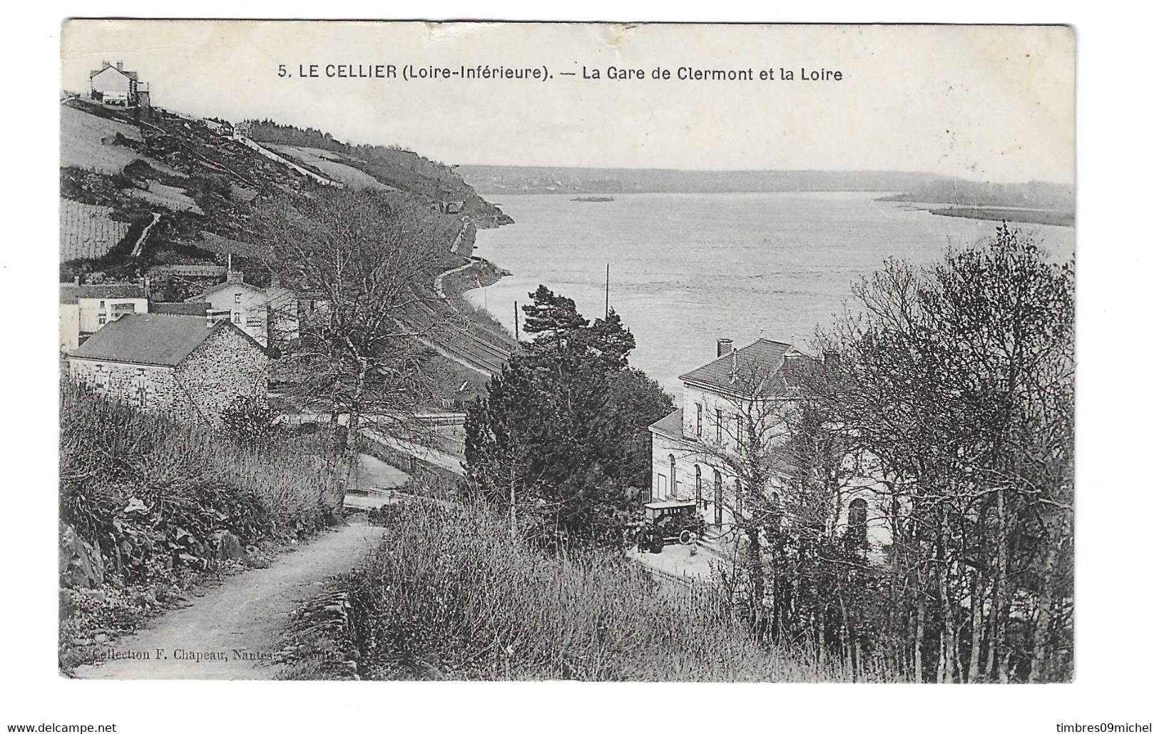 CPA Le Cellier La Gare De Clermont Et La Loire - Le Cellier